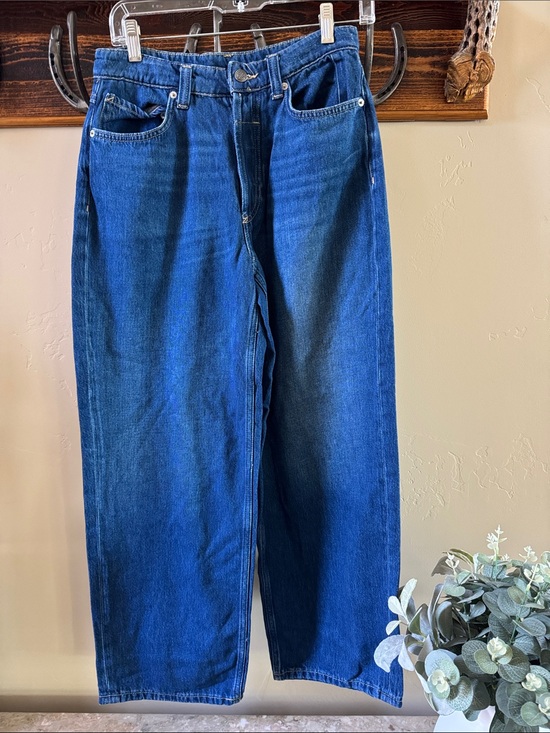 We The Free Denim - We The Free Wide Leg Jeans in Deep Blue Denim